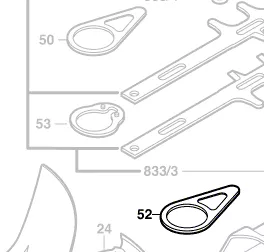 Bielle pour AHS 6000 PRO-T et 7000 PRO-T